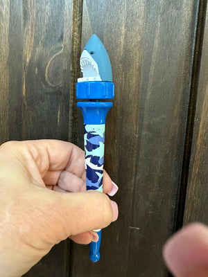 Multicolor Click Pen- "Shark" Spinner