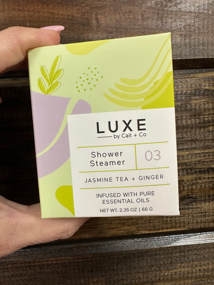 Shower Steamer- Jasmine Tea + Ginger