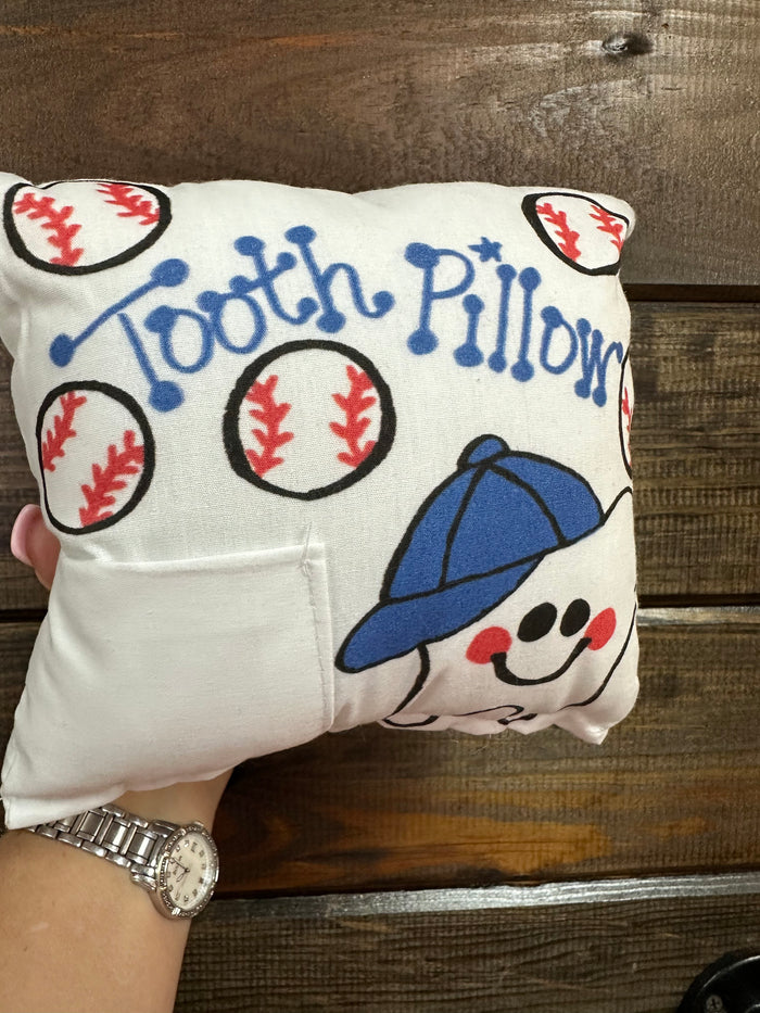 Tooth Pillows- Baseball