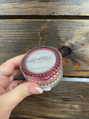 HT Hair Ties (Small)- Red & Pink