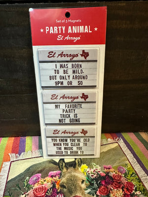 El Arroyo Magnet Set- "Party Animal"