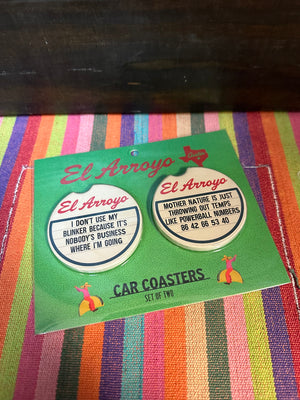 El Arroyo Car Coaster Set- "Mother Nature"