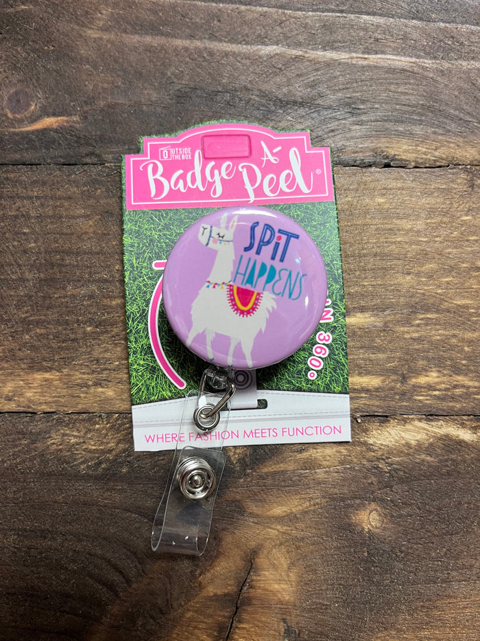 Badge Reels- "Spit Happens" Button