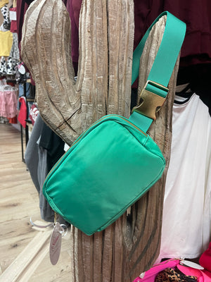 Layla Bum Bag Purses- Kelly Green