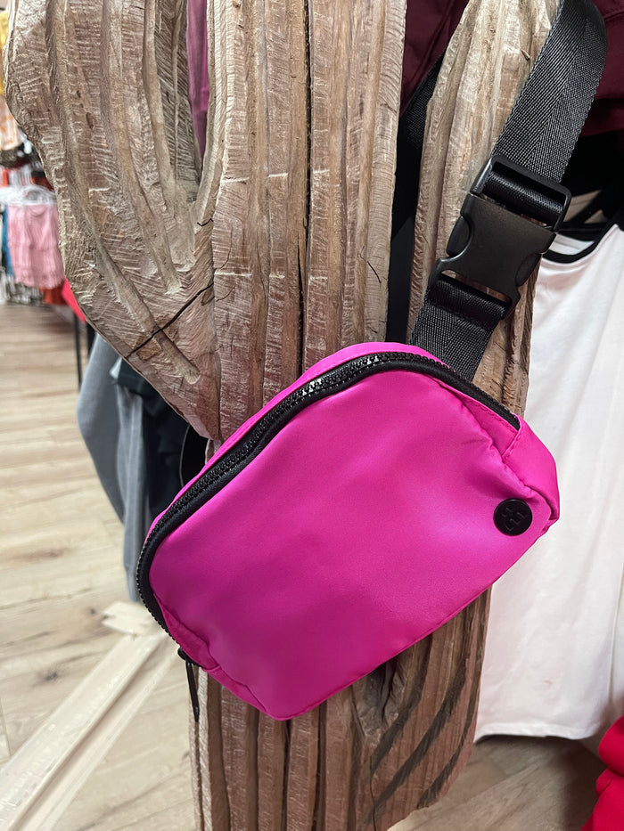Iris Bum Bag Purses- Hot Pink