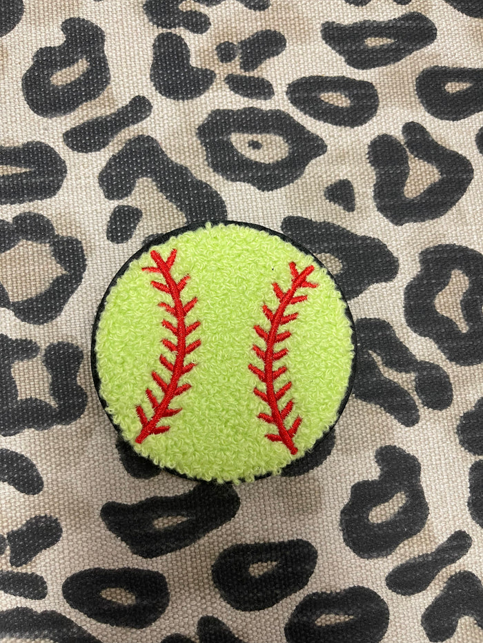 Chenille Patches- "Softball" Medium