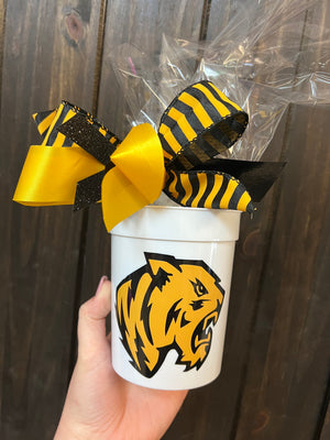 Candy Cups- "Tigers" Mascot Outline