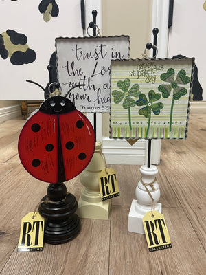Round Top Collection- "Lady Bug" 3D Display Charm: Example
