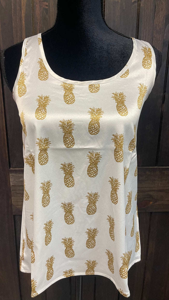 Pajamas- "Classic Pineapple" Tank Top