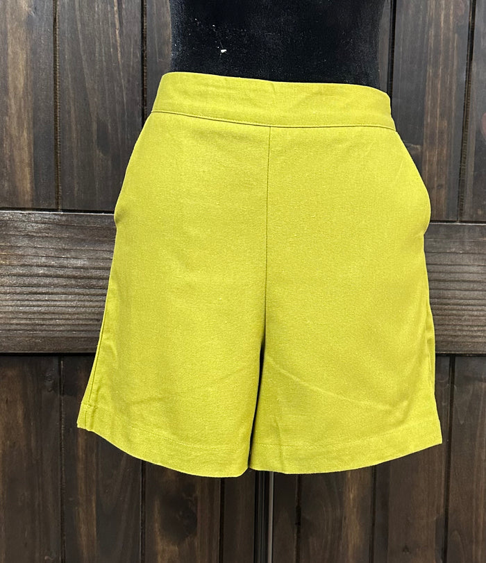 "Green" Linen Shorts