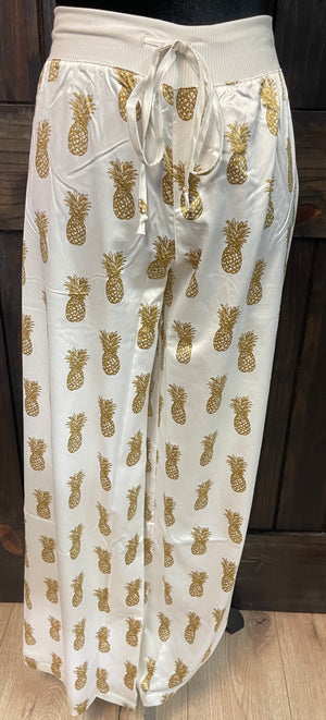 Pajamas- "Classic Pineapple" Pants
