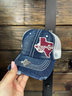 "Aggie Chica" Texas Patch Hat