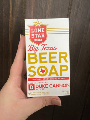 Men's Bath & Body- "Big Texas Beer" Bar Of Soap