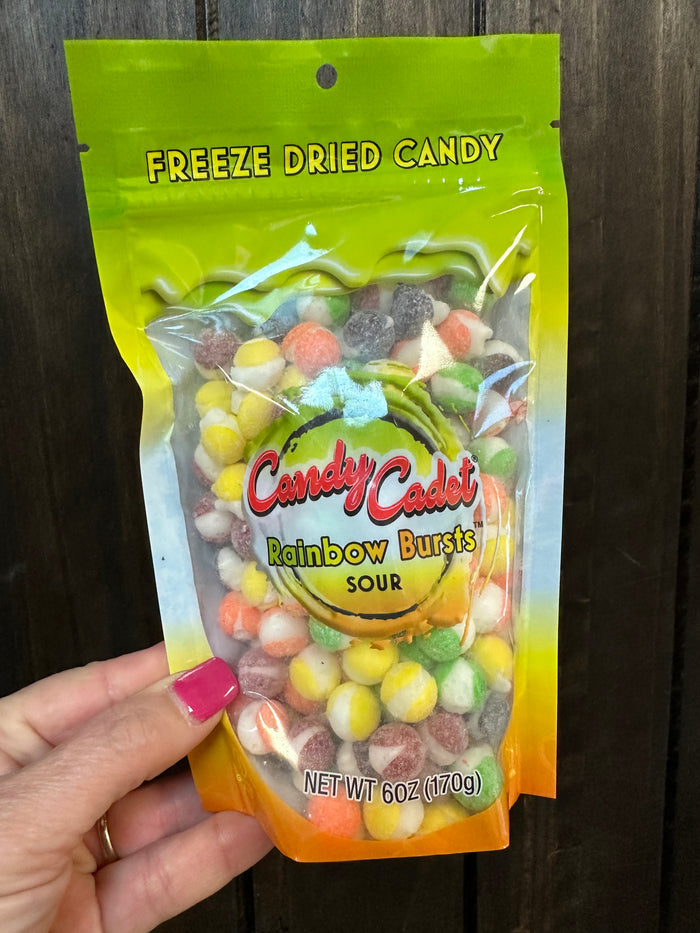 Candy Cadet; Freeze Dried- "Sour" Rainbow Burst (Medium)