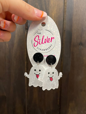 Glossy Acrylic- "Tongues Out Ghost"