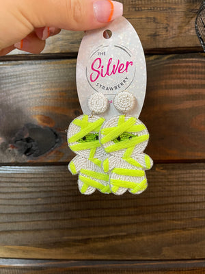 Sugar Crush Earrings- "Mummies" White