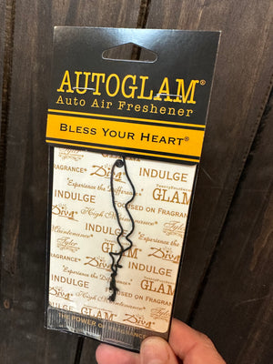 Auto Glam Air Fresheners- Bless Your Heart