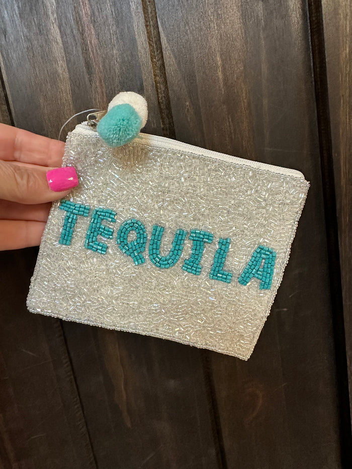 Coin Purse Wallet- "Tequila" Turquoise