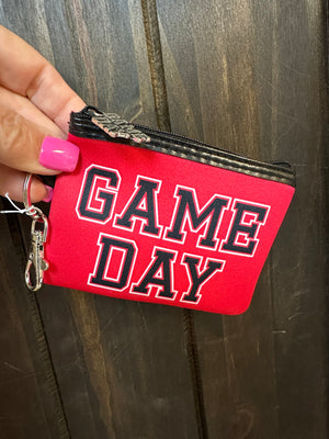 Coin Purse Wallet- "Game Day" Block Letter