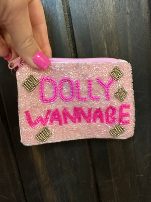 Coin Purse Wallet- "Dolly Wannabe" Pink