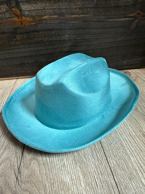 "Teal" Mini Cowboy Hat