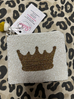 Coin Purse Wallet- "Gold Crown"