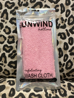 Exfoliating Wash Cloth- Pink