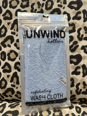 Exfoliating Wash Cloth- Sky Blue