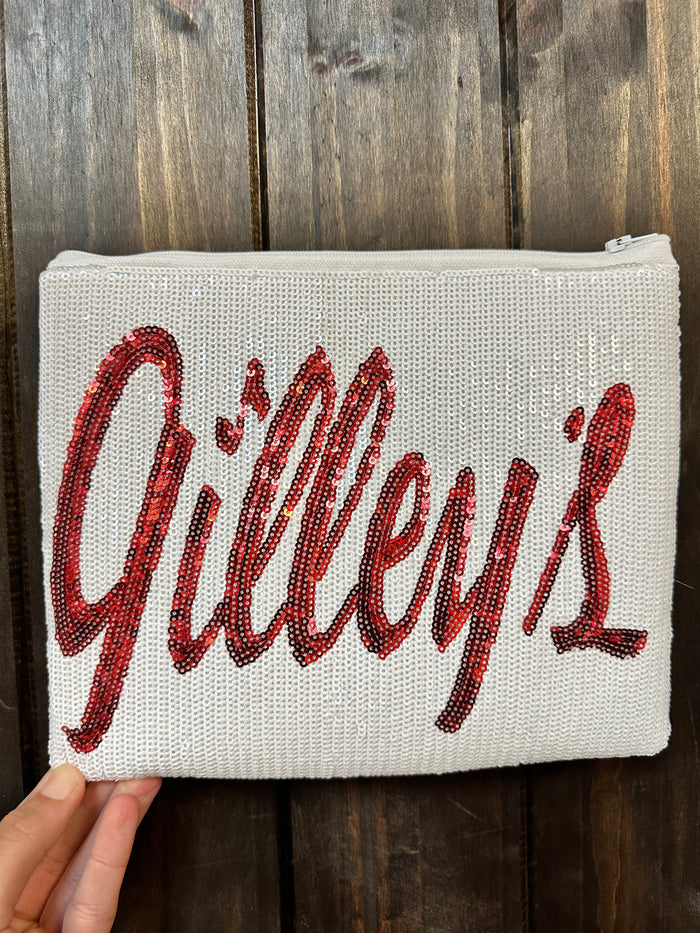 "Shelley" Make Up Bag- "Gilley's" Sequins