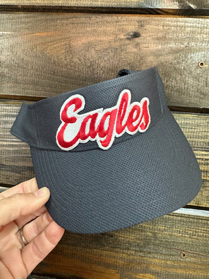 "Eagles Patch" Grey Visor Hat
