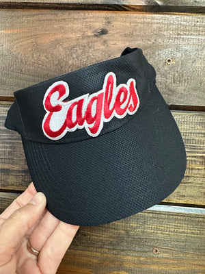 "Eagles Patch" Black Visor Hat