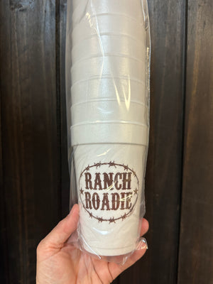 Styrofoam Cups- "Ranch Roadie"