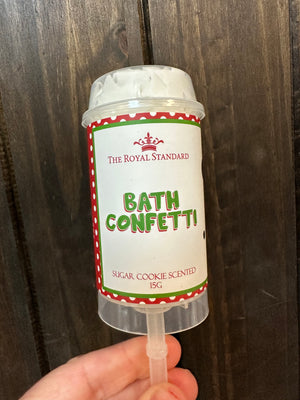 Bath Confetti Poppers- "Snowman"