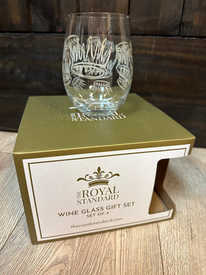 Wine Glass Gift Set- "La Couronne"
