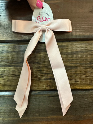 Hair Accessories- "Layered Bow" Light Pink