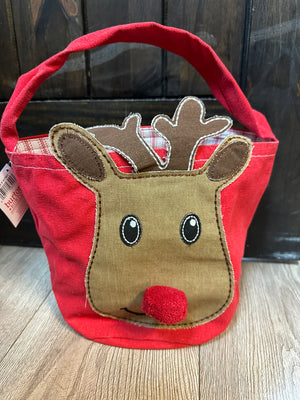 Christmas Tote- "Rudolph" Tote