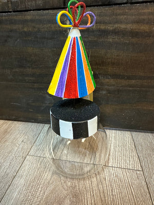 Round Top Collection- "Birthday Bubble Jars" Party Hat