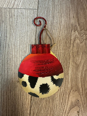 Round Top Collection- Small Hanging "Leopard Ornaments"