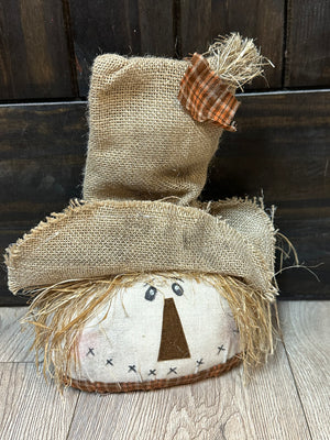 Thanksgiving Décor- "Scarecrow Heads" Large
