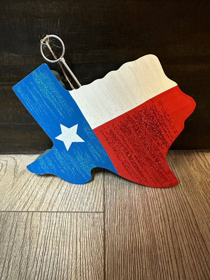 Round Top Collection- "Texas Flag" 3D Display Charm