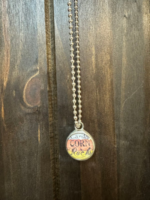 Bretta Necklace- "Candy Corn Rocks"