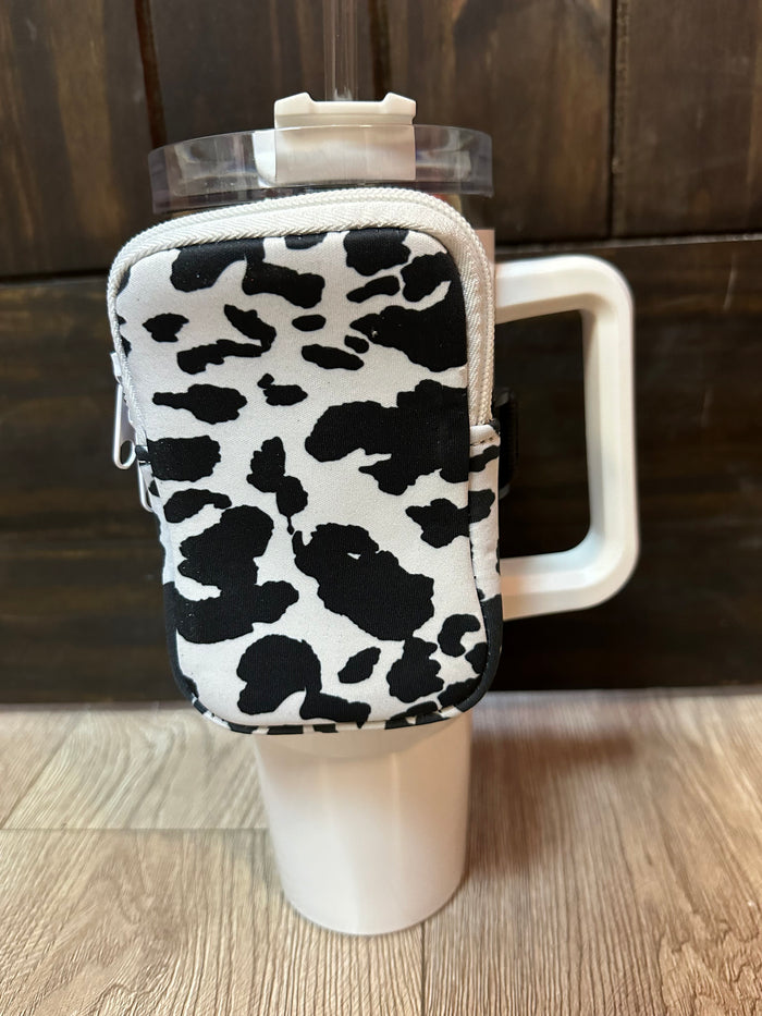 Tumbler Backpack- Cow Print