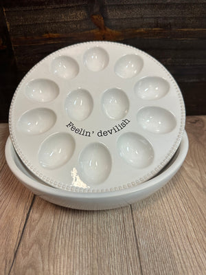 Deviled Egg Chiller Set- Feelin' Devilish