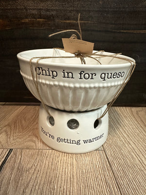 Mud Pie Kitchen- "Queso Warming Dip Set"