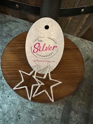 Blaise Earrings- Silver Stars