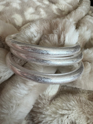 Riley Bracelets- "Metal Bangles" Silver