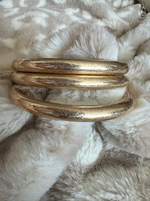 Riley Bracelets- "Metal Bangles" Gold