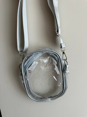 Elliot Crossbody- Silver