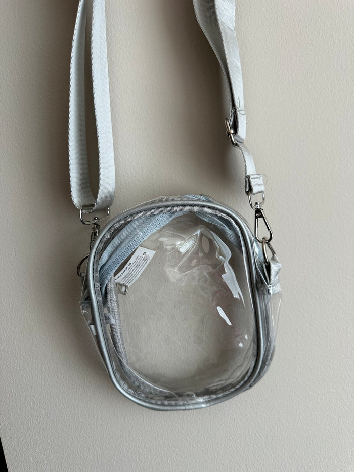 Elliot Crossbody- Silver