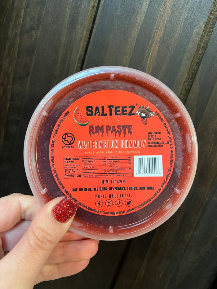 Salteez Rim Paste Tub- Watermelon Chamoy